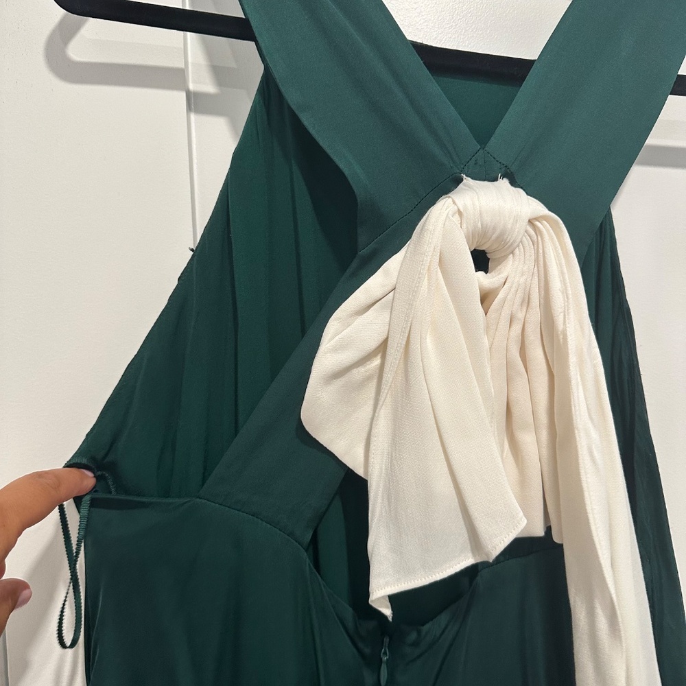 Maeve bow-back halter midi dress - Picture 4 of 6